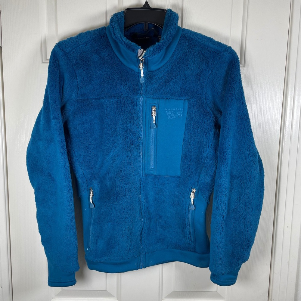 Mountain Hardwear Zip Polartec Thermal Pro Fleece Jacket Teal Blue Women Small - Picture 3 of 8
